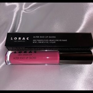 Pink LORAC ALTER EGO LIP GLOSS SEX KITTEN PINK 0.13 OZ BOXED